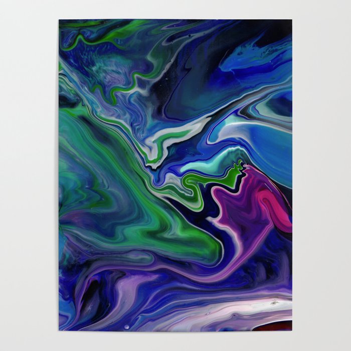 Fluid Abstract 7 Poster