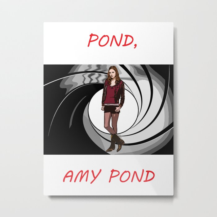 Pond, Amy Pond Metal Print