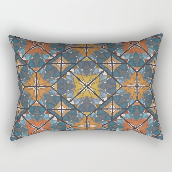 Mexican Tile Rectangular Pillow