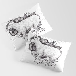 Sheep in leaves Pillow Sham