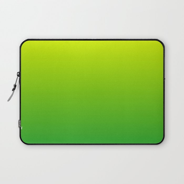 LIME GREEN OMBRE COLOR Laptop Sleeve