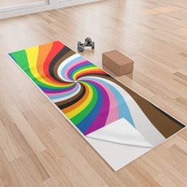 Pride Spiraling Yoga Towel