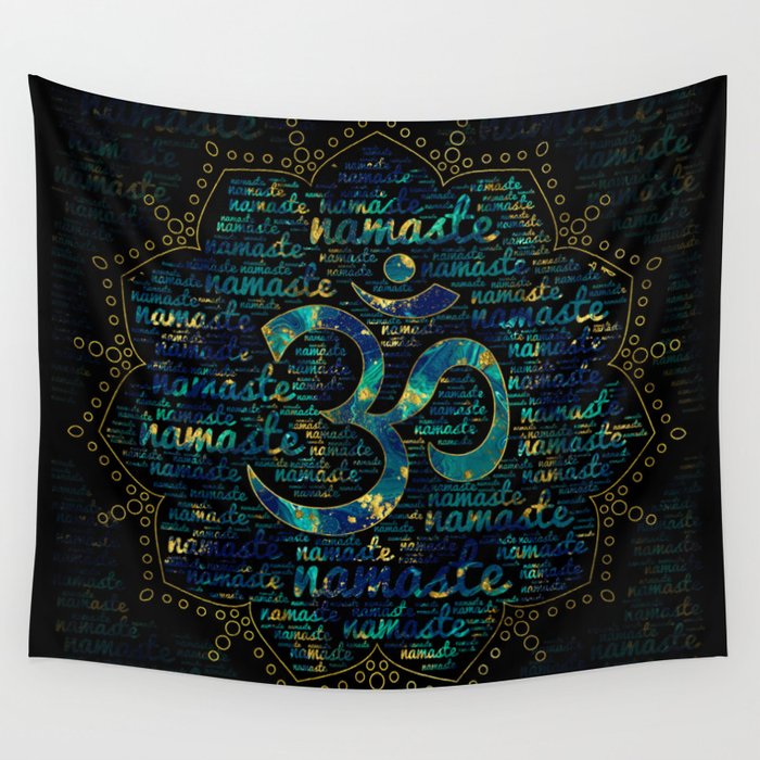 Om symbol best sale tapestry