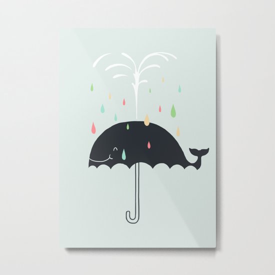 Happy Rainy Day Metal Print