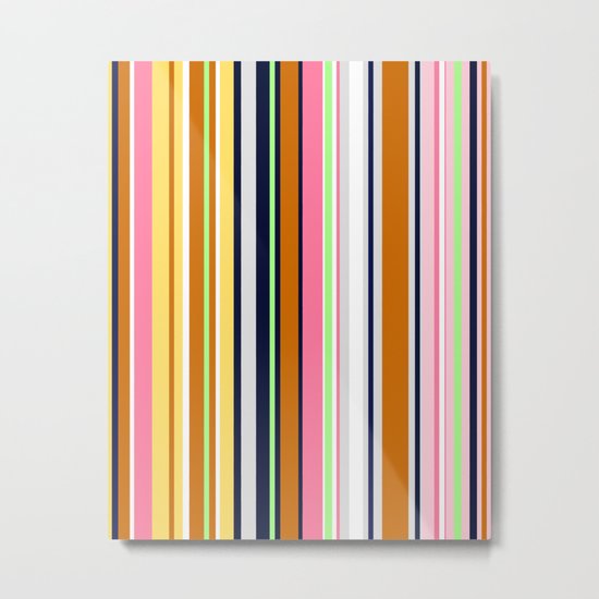 Beach Deckchair Number 2 Metal Print