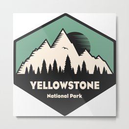 Yellowstone National Park Metal Print