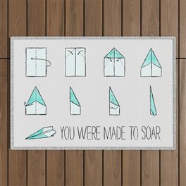 You Were Made To Soar Outdoor Rug