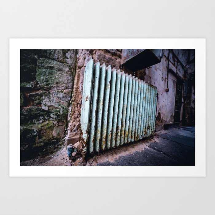 Abandoned Prison Heater Art Print by JustTheLetterK Society6