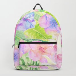 My tropical Pastel Hibiscus Garden Backpack