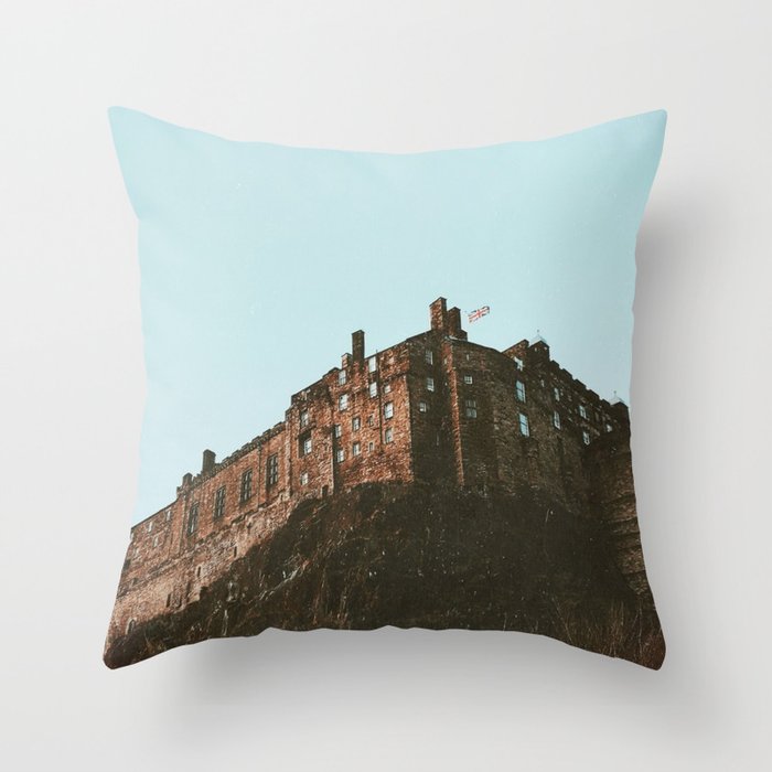 Edinburgh Castle Throw Pillow
