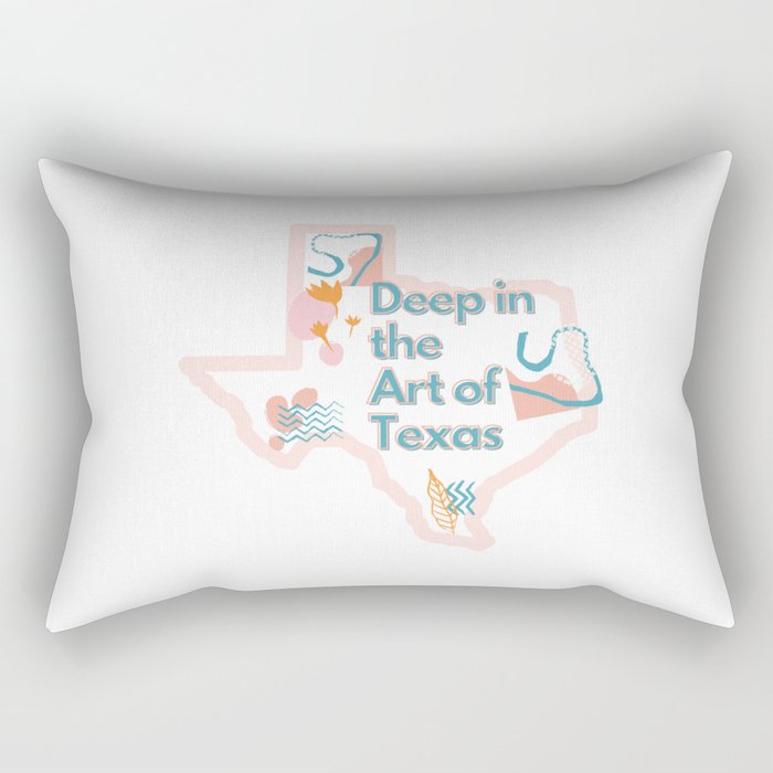 Deep in the Art of Texas Rectangular Pillow