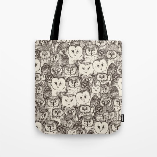 just owls natural Tote Bag