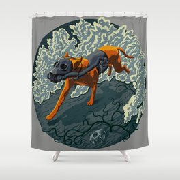 PASSING GAS Shower Curtain