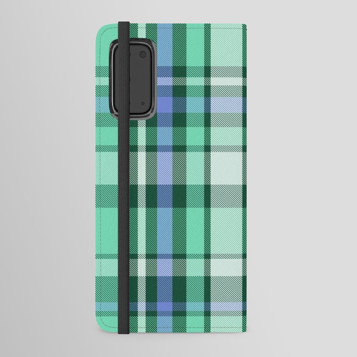 Plaid // Cool Mint Android Wallet Case
