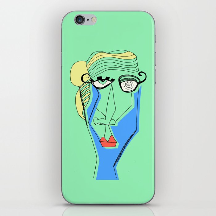 Untitled (Abstract Lady Portrait) iPhone Skin
