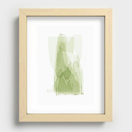transparent 3 - green Recessed Framed Print