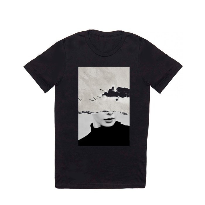 minimal collage /silence T Shirt