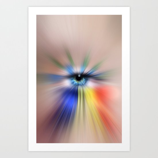 EYE AM YOU Art Print