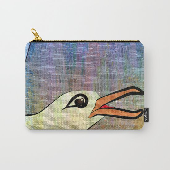 On the Cliffs with Jonathan Livingston Seagull Carry-All Pouch
