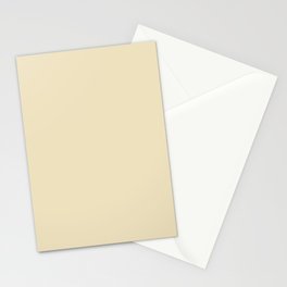 Light Neutral Beige Solid Color Hue Shade - Patternless Stationery Card