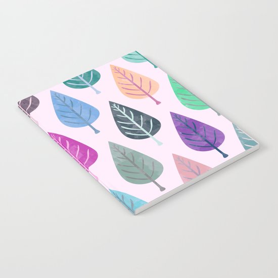 Watercolor Forest Pattern V Notebook