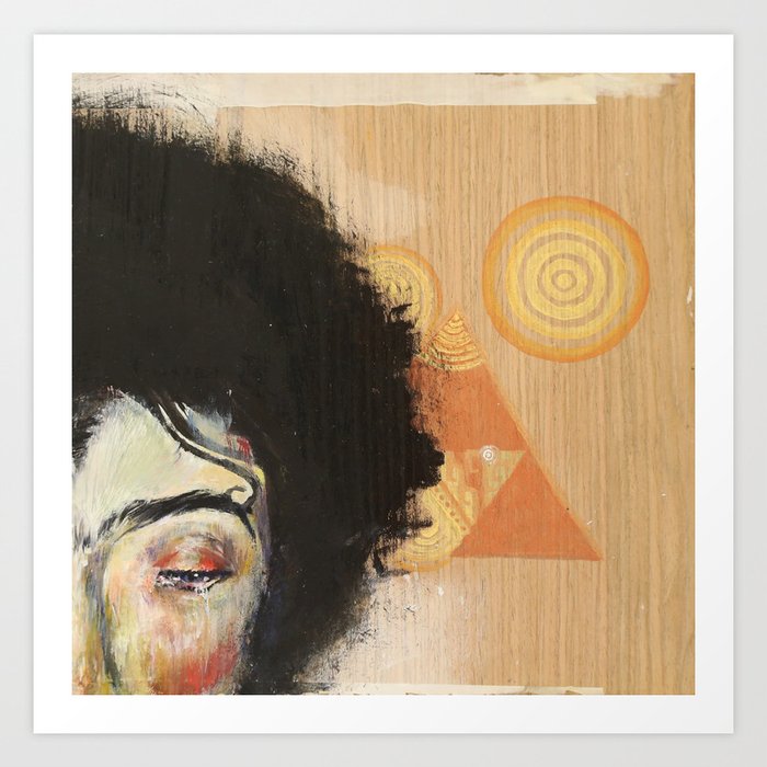 Lady Luck Square 1 Art Print By Eva Zaha Society6