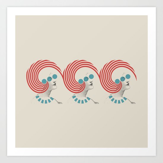 Dedicated Follower of Fashion Art Print
