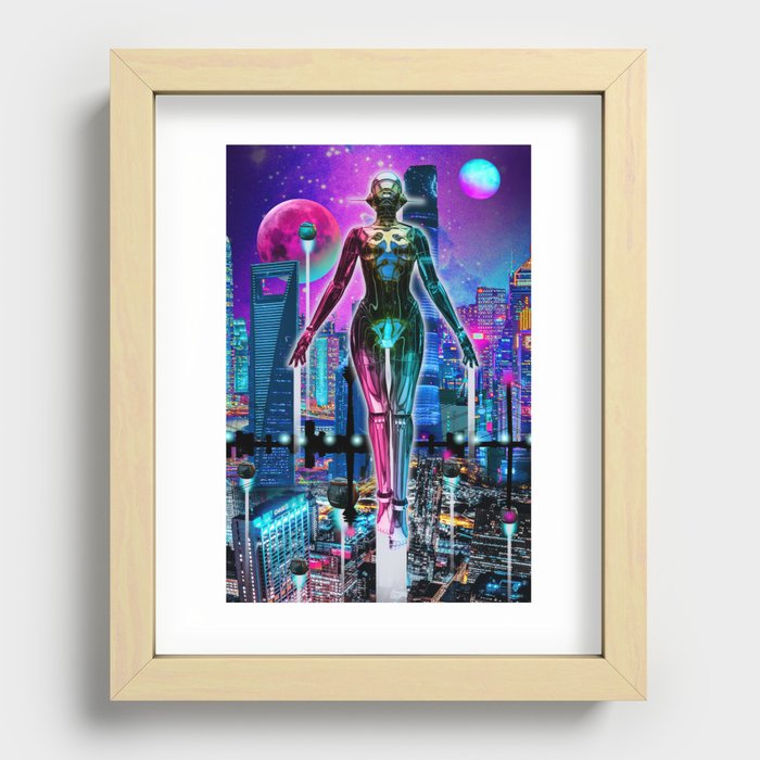 Escape the Future Recessed Framed Print