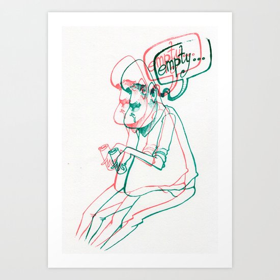 empty Art Print