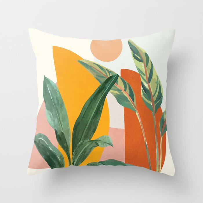 Leaf Design 03 Throw Pillow