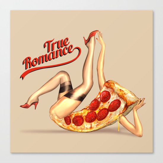 Hot Pizza! Canvas Print