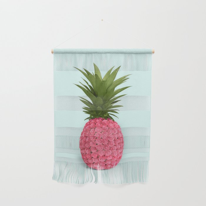 PINEAPPLE ROSES Wall Hanging