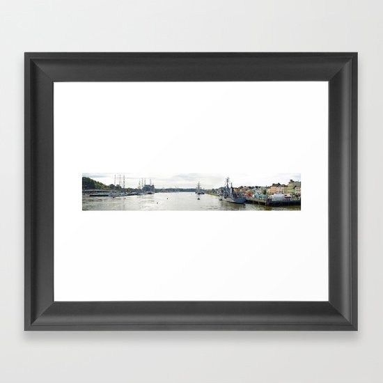 Tall Ships Race Waterford 2011 - Day 1 Panoramic Framed Art Print