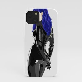 Miss Blue iPhone Case