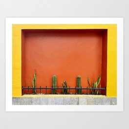 Cactus plants  Art Print