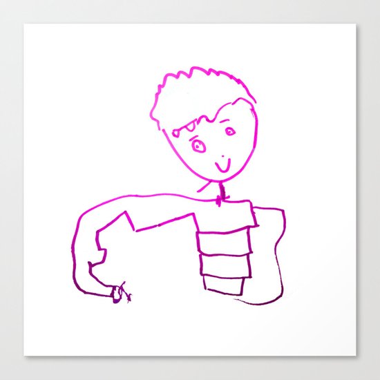 The Little Prince | Elisavet first drawing Canvas Print
