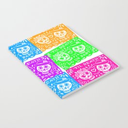 Day of the Dead Sugar Skull Papel Picado Flags Notebook