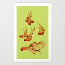 Feet 1  Art Print