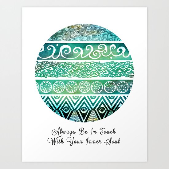 Tribal Evolution Series Art Print