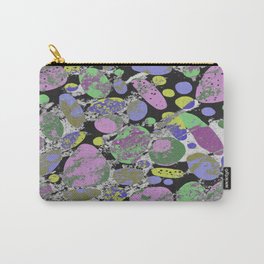 Crazy Paving - Abstract, textured, pastel coloured artwork Carry-All Pouch
