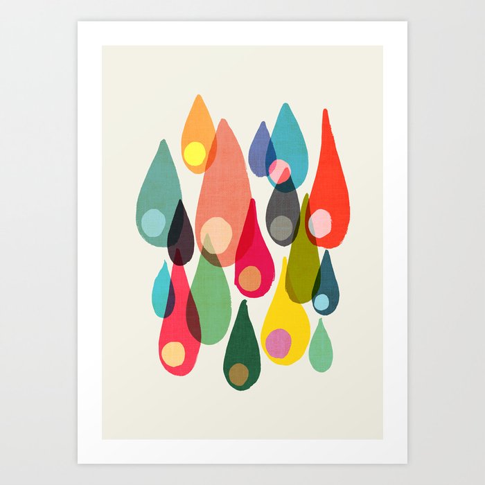 Rainfall Art Print