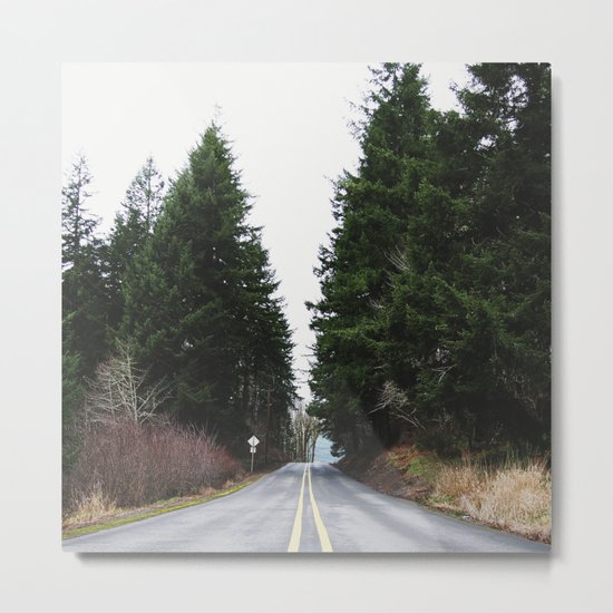 Coastal Byway Metal Print