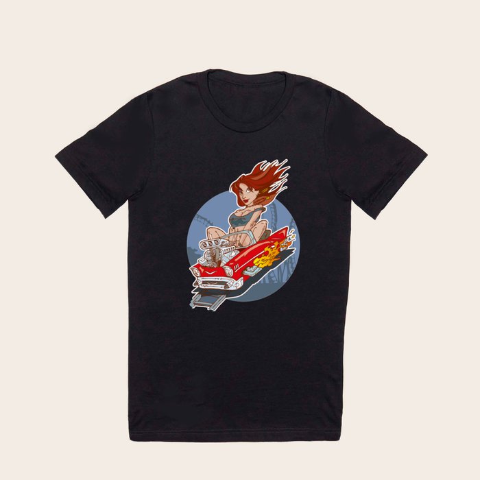 Rollercoaster Redhead T Shirt by dogmartin Society6