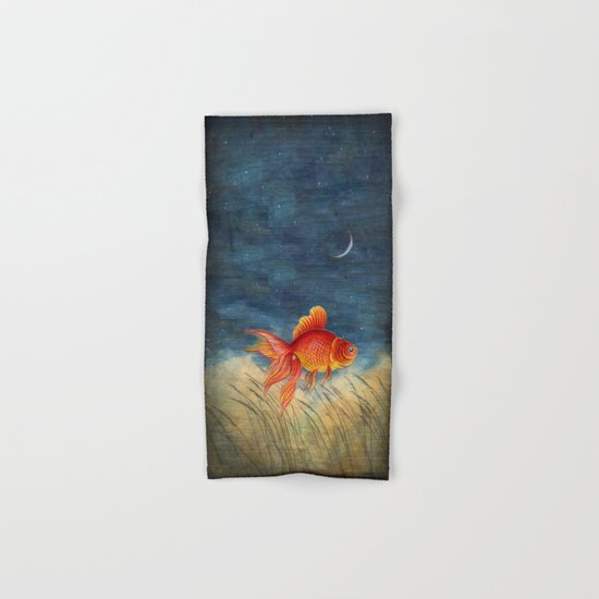 Floating red fish Hand & Bath Towel