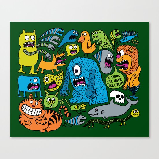 Ice Cream Canvas Print
