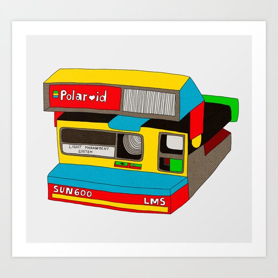 Captures Great Moments (color toy) Art Print