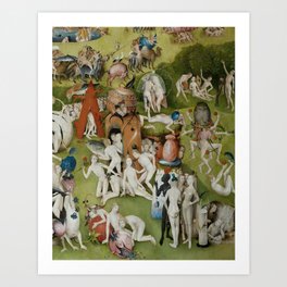 Hieronymus Bosch - The Garden of Earthly Delights - Medieval Oil Painting Art Print
