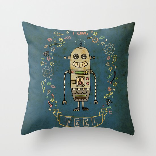 I Can Feel! Throw Pillow