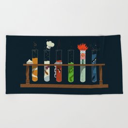 Science with Beaker Beach Towel