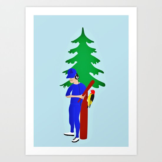 feel the music Art Print